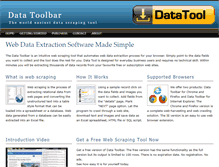 Tablet Screenshot of datatoolbar.com